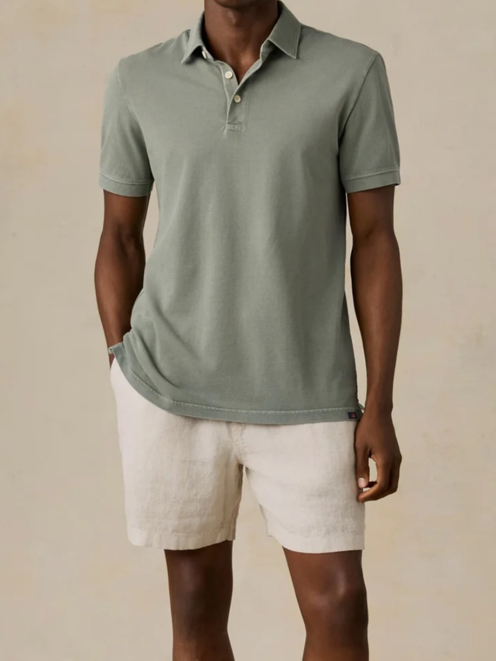 Faherty Linen-Blend Shorts Size 31